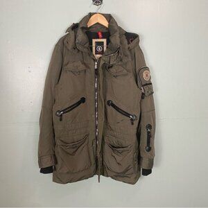 Bogner Fire + Ice Green Parka Jacket 600 Down Size Large Men’s‎